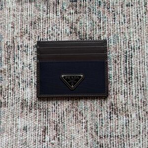 Prada Re-Nylon and Leather Card Holder